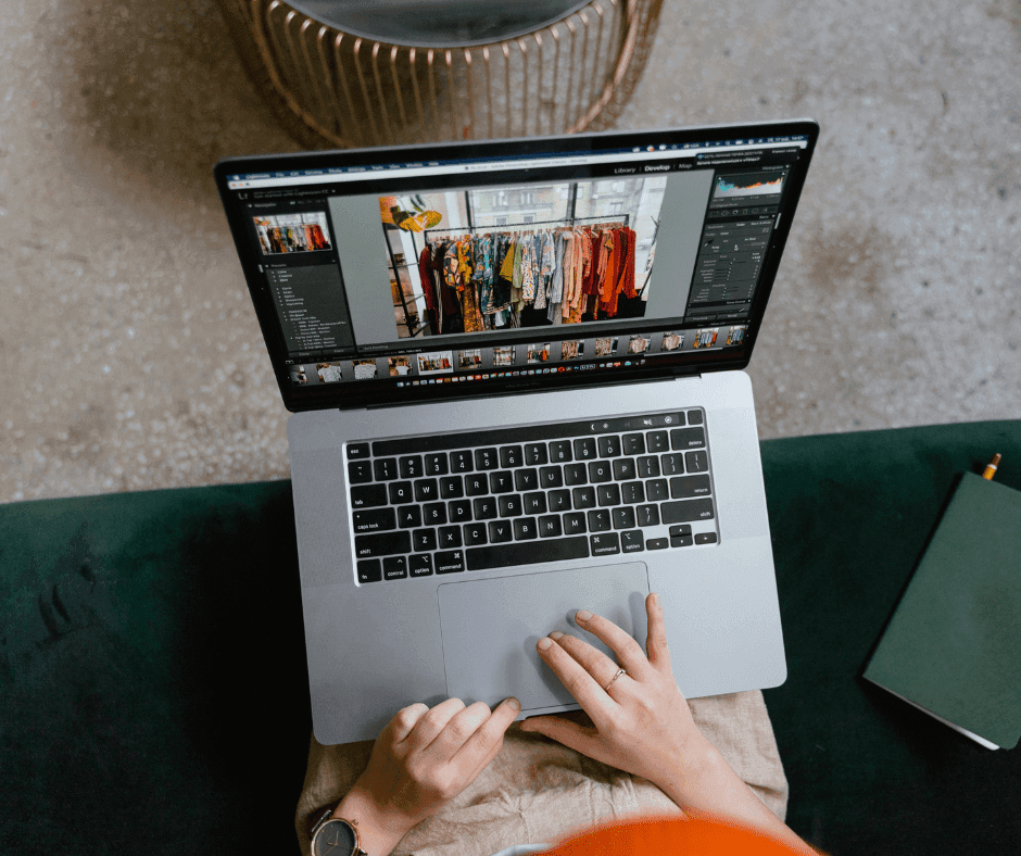 Professional working on laptop for New Homes training